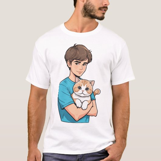 Kat Lover T shirt (Voorkant)