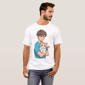 Kat Lover T shirt (Voorkant volledig)