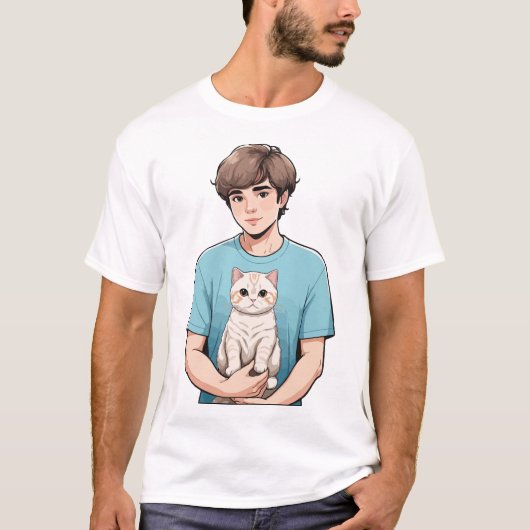 Kat Lover T shirt (Voorkant)