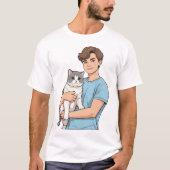 Kat Lover T shirt (Voorkant)