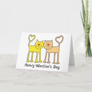 Kat Lover Valentijnsdag Kaart