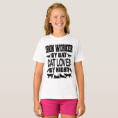 Kat Lover van nacht T-shirt (Voorkant volledig)