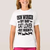 Kat Lover van nacht T-shirt (Voorkant)