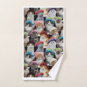 Kat Lovers Bathroom Towel Set Bad Handdoek (Handdoek)