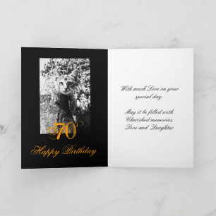 Kat Lovers Birthday Card, juweel Kitten Kaart