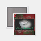 Kat Lovers Christmas!! Magneet (Voorkant / Achterkant)