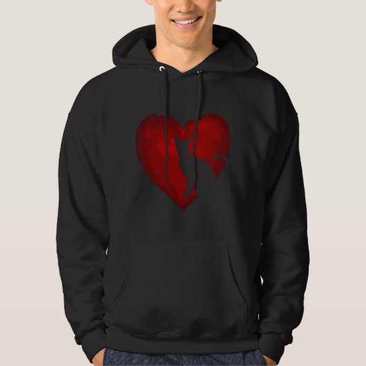 Kat Lovers harten Valentijnsdaggeschenken voor paa Hoodie (Voorkant)