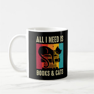 Kat Lovers - Ik heb alleen maar boeken en kratten Koffiemok