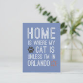 Kat Lovers in Orlando Briefkaart (Staand voorkant)