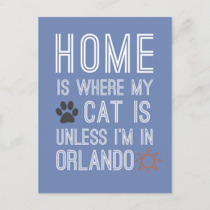 Kat Lovers in Orlando Briefkaart