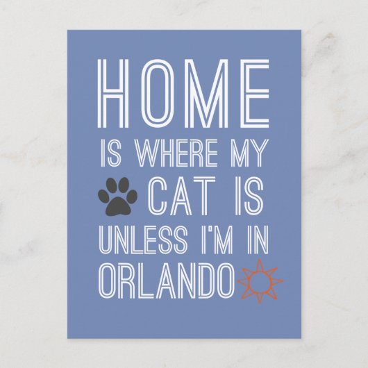 Kat Lovers in Orlando Briefkaart (Voorkant)