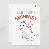 Kat Loving Archivist Briefkaart (Voorkant / Achterkant)