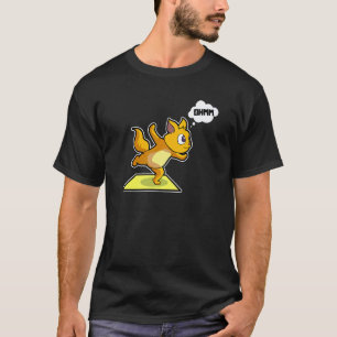 Kat Luiaard Yoga Houdingen Sport Gymnastiek Ohm Ha T-shirt