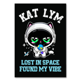 Kat Lym Astronaut: Lost in Space Found My Vibe Art Kaart