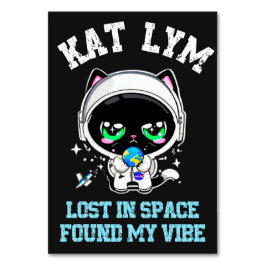 Kat Lym Astronaut: Lost in Space Found My Vibe Art Kaart