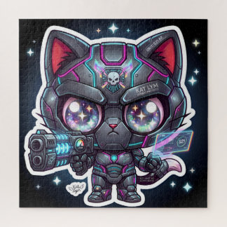 Kat Lym Combat Protocol Mecha Cat Legpuzzel
