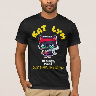 Kat Lym In Ninja Mode T-shirt