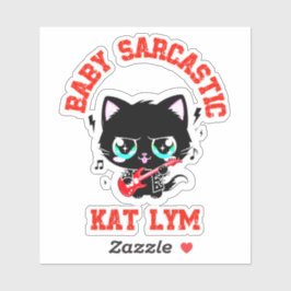 Kat Lym Rock Star Baby Sarcastic Sticker