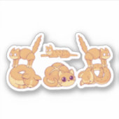 Kat maakt biscuits - Bakliefhebber ontwerp Sticker (Voorkant)