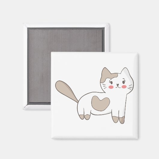 Kat Magneet (Voorkant / Achterkant)