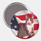 Kat Magneet Alle Amerikaans (Voorkant / Achterkant)