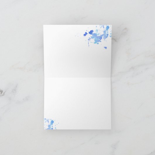 Kat maken in Art Studio-Wenskaart of cadeau Kaart (Binnen)