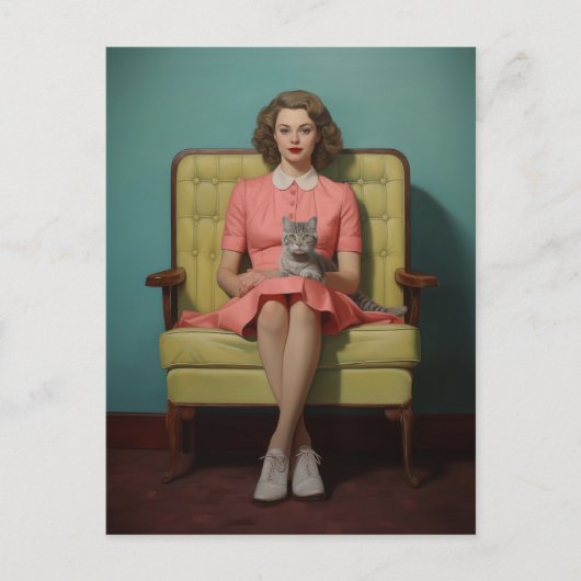  kat mam briefkaart (Voorkant)