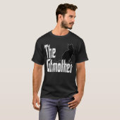 Kat mam Catmoeder Black Cat Moeder Kat mama 4 T-shirt (Voorkant volledig)