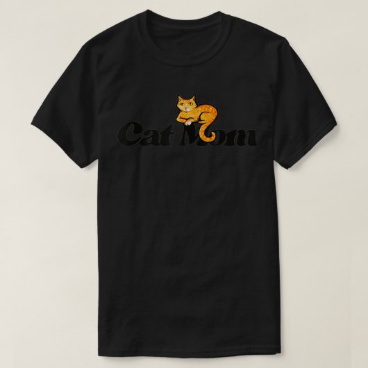 Kat mam Caturday Design Fun Oranje Tabby Tanktop (Design voorkant)