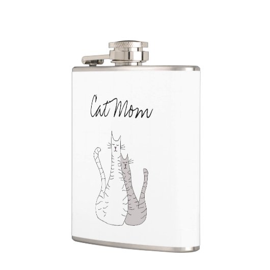 Kat mam Cute Katten Moederdag Heupfles (Links)