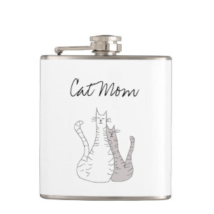 Kat mam Cute Katten Moederdag Heupfles