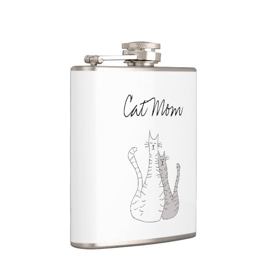 Kat mam Cute Katten Moederdag Heupfles (Rechts)