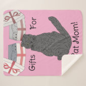 Kat Mam Gifts Sherpa Deken (Voorkant (horizontaal))