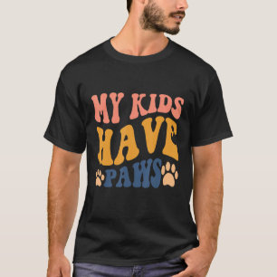 kat mam groovy mama brief mijn Kinderen hebben pot T-shirt