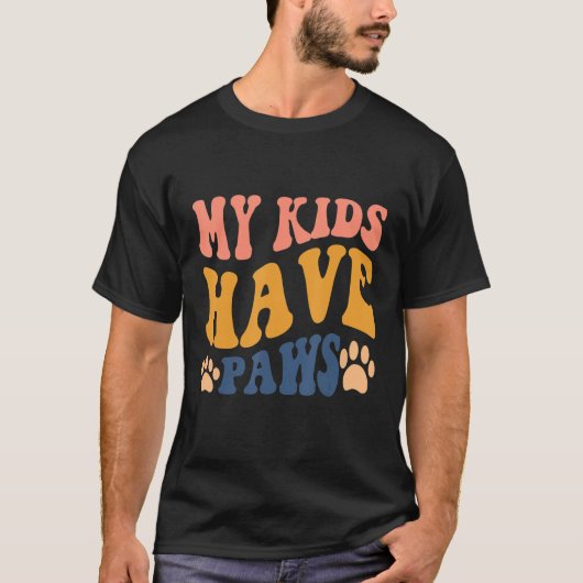 kat mam groovy mama brief mijn Kinderen hebben pot T-shirt (Voorkant)