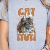Kat Mam, Kat Mam, Kat Liefhebber Retro Stijl T-shirt