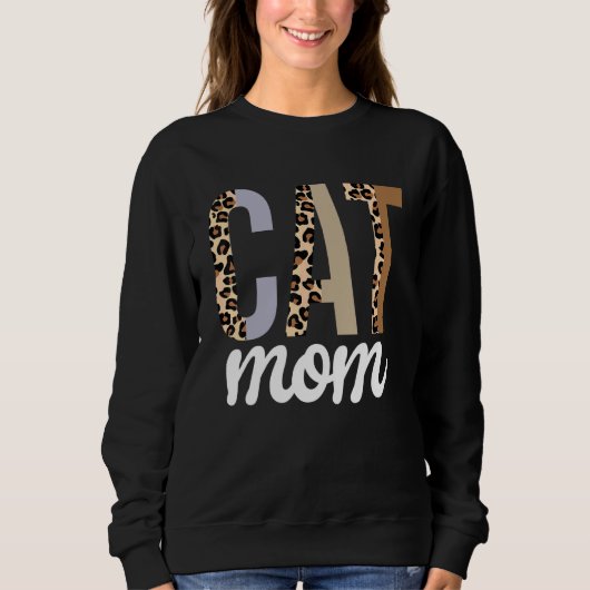 Kat mam Kat mam Modern moeder Trui (Voorkant)