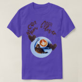 Kat mam koffieover Kat Design 6 T-shirt (Design voorkant)