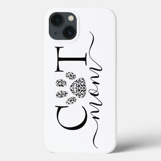 Kat mam pawprint Case-Mate iPhone case (Achterkant)