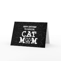 Kat mam Pawprint met Cat Hair Birthday