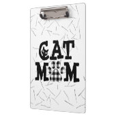 Kat mam Pawprint met kattestoelen Klembord (Links)