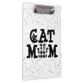 Kat mam Pawprint met kattestoelen Klembord (Rechts)