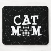 Kat mam Pawprint met kattestoelen Muismat (Voorkant)