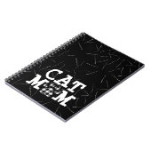 Kat mam Pawprint met kattestoelen Notitieboek (Linkerzijde)