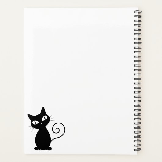Kat mam Pawprint met kattestoelen Planner (Achterkant)
