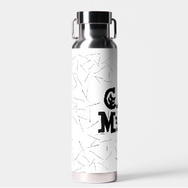 Kat mam Pawprint met kattestoelen Waterfles