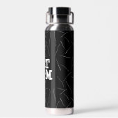 Kat mam Pawprint met kattestoelen Waterfles (Achterkant)