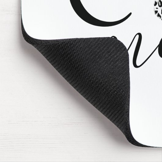 Kat mam pawprint muismat (Hoek)