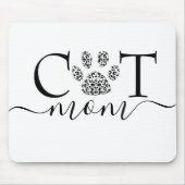 Kat mam pawprint muismat (Voorkant)