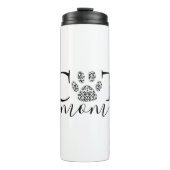 Kat mam pawprint thermosbeker (Voorkant)